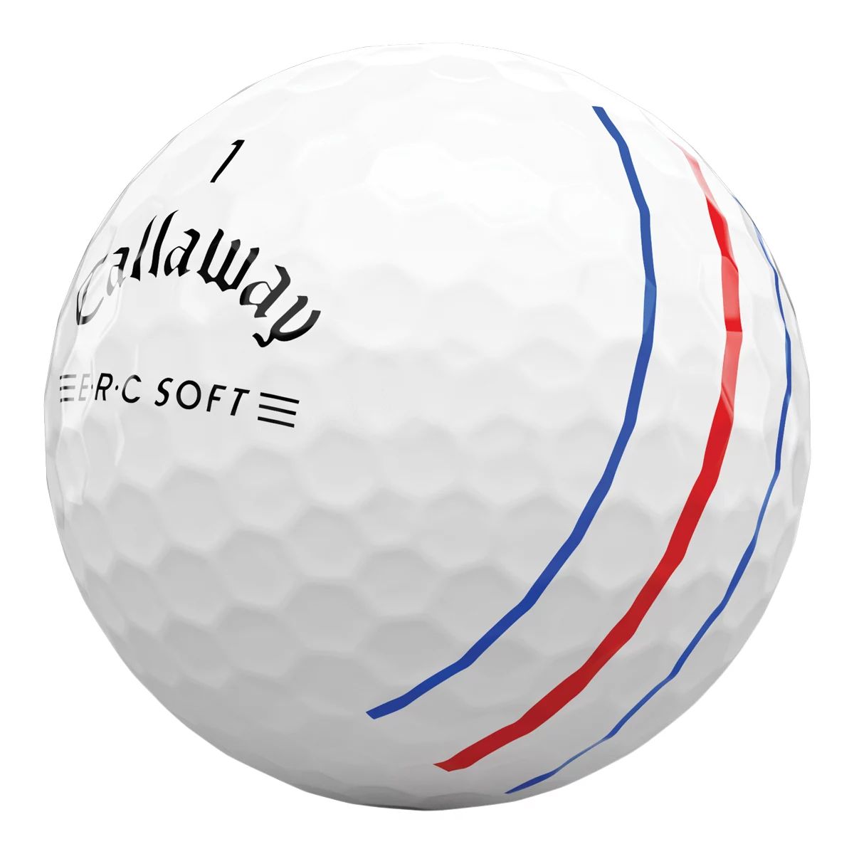 Callaway ERC Soft Triple Track Golf Balls, 12 Pack Front_Angled_Left