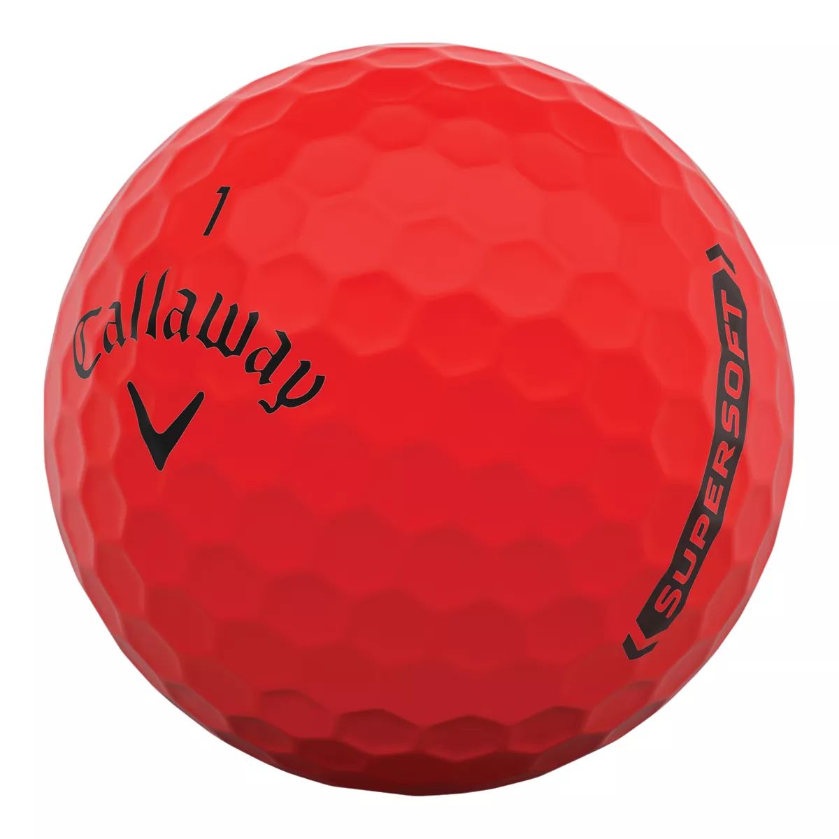 Callaway Supersoft Matte Golf Balls, 12 Pack Front_Angled_Left