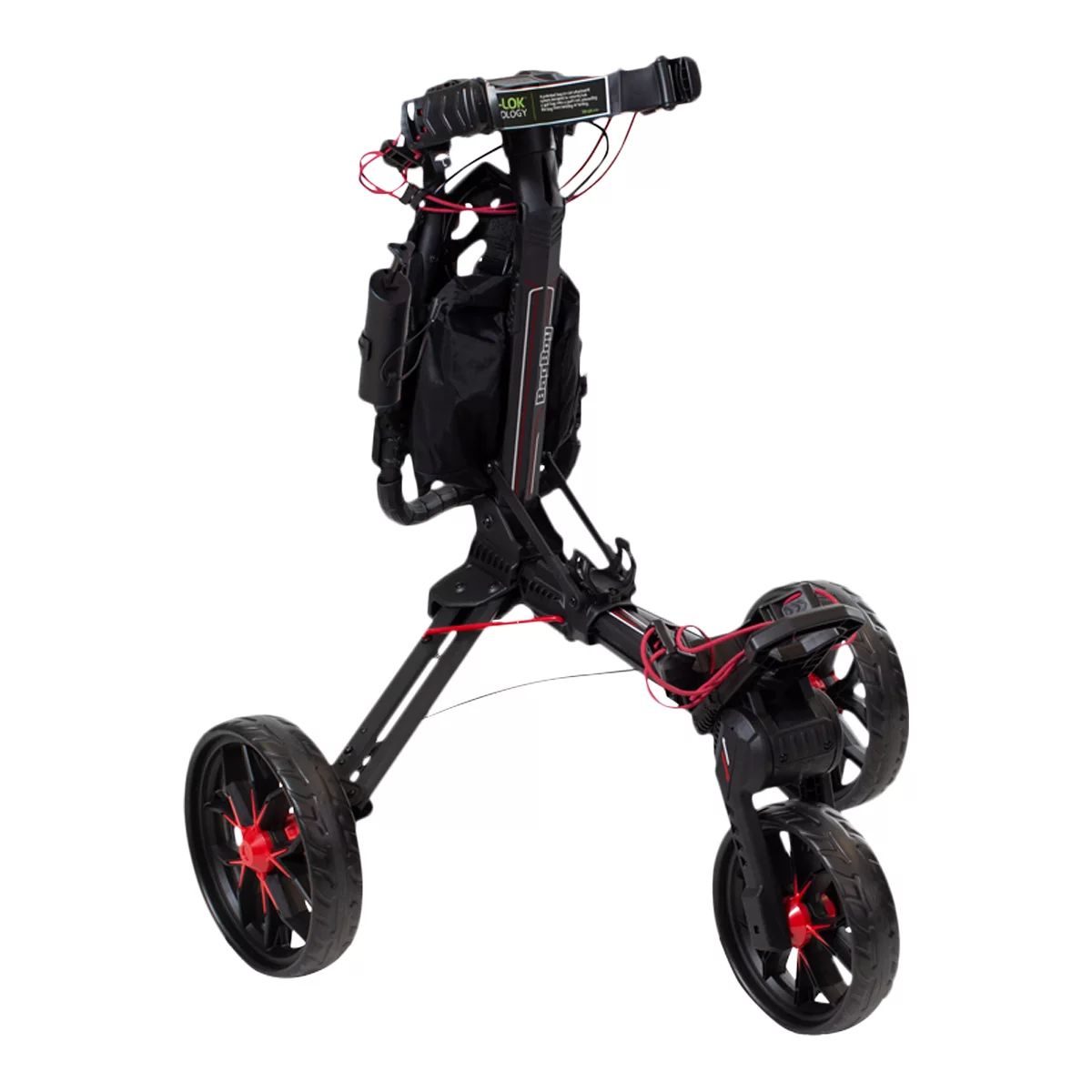 Bag Boy Nitron Auto-Open Push Cart Back_Angled_Left