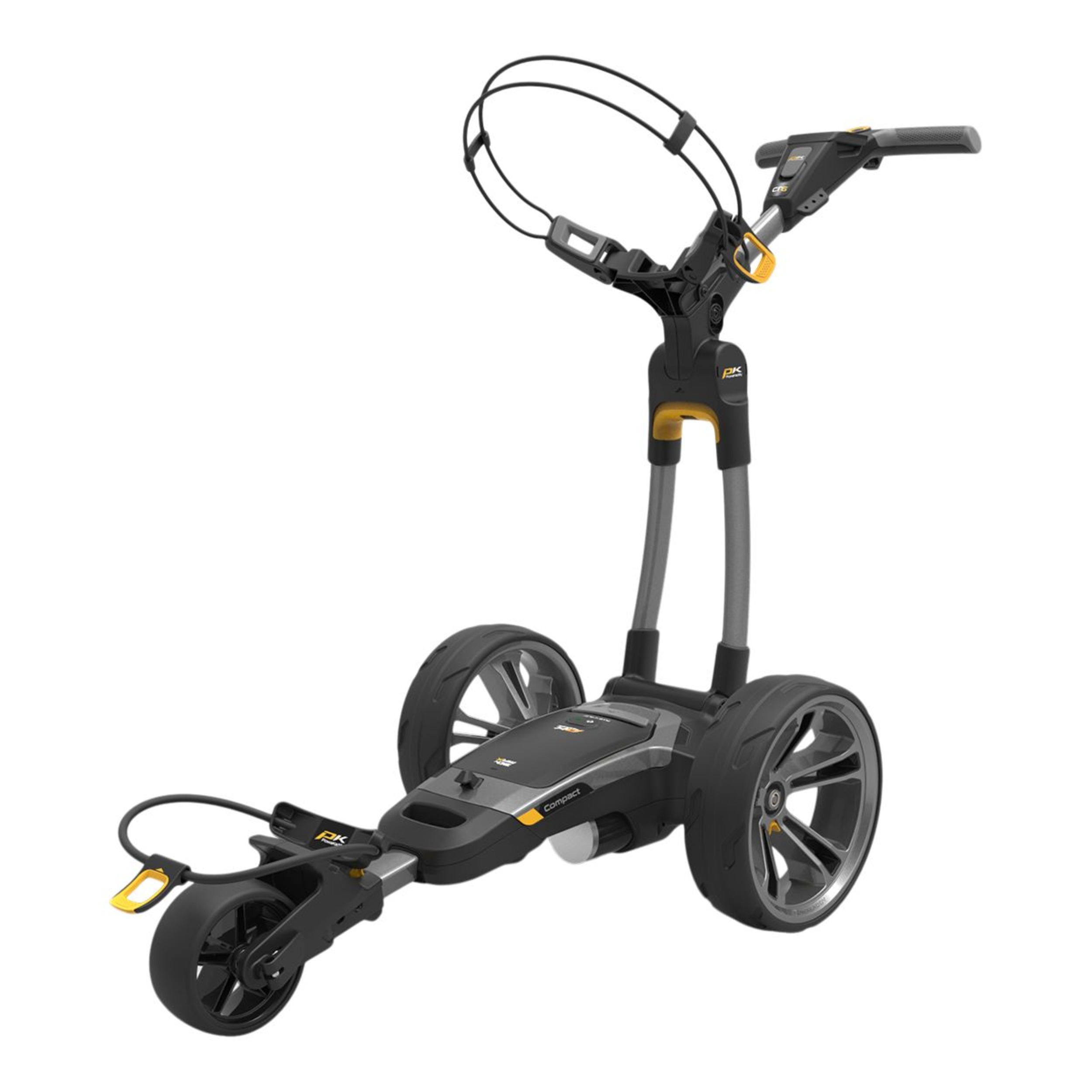 PowaKaddy CT6 Electric Golf Trolley Front_Angled_Left