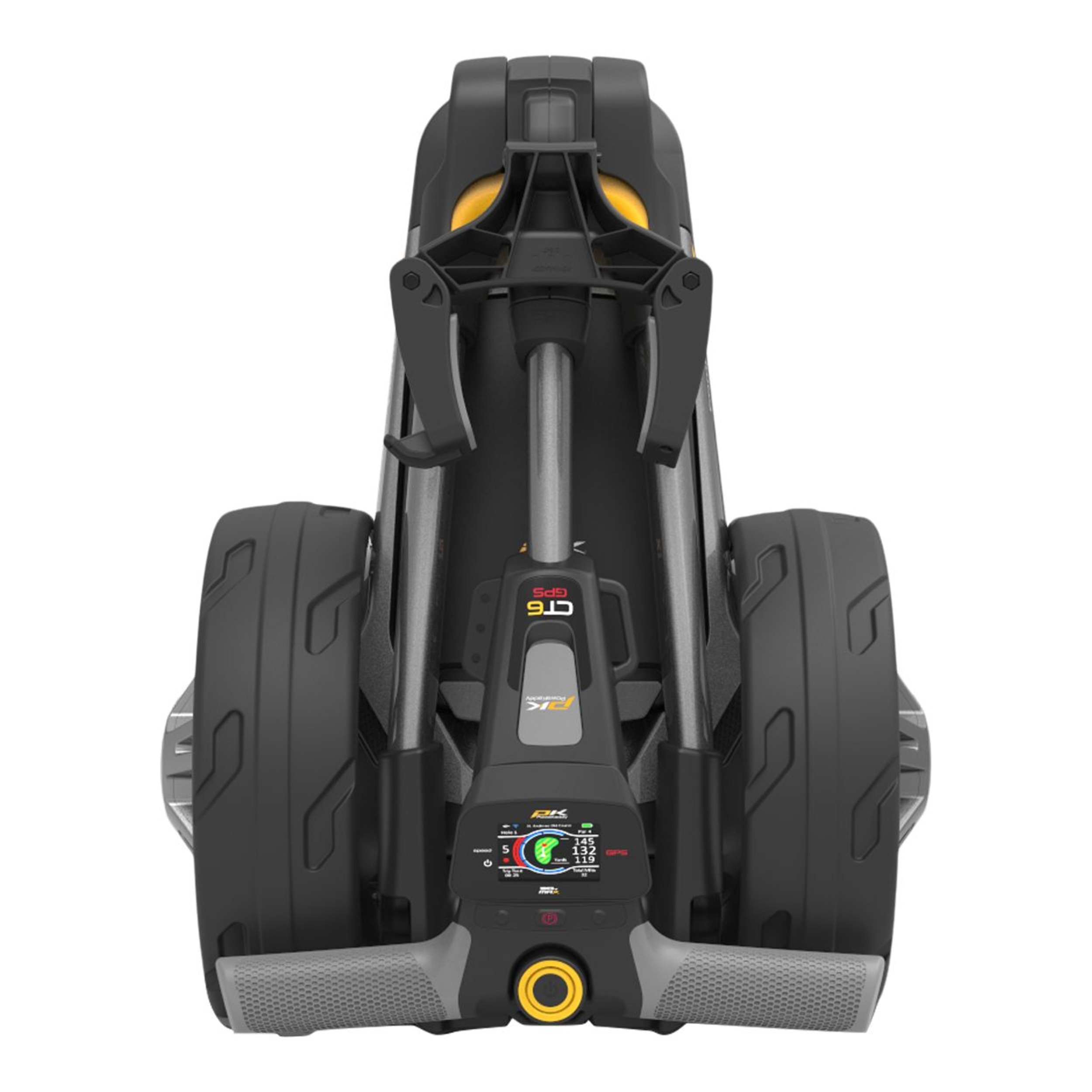 PowaKaddy CT6 GPS EBS Electric Golf Cart Front_Flat