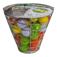 JEF GOLF Range Bucket with 42 Foam Balls Front_Elevated