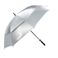 JEF Windbuster 62" Doubly Canopy Umbrella - Silver Side_Right