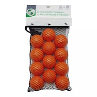 Jef Hi-Impact Foam Practice Golf Balls - 12 Pack Front_Flat