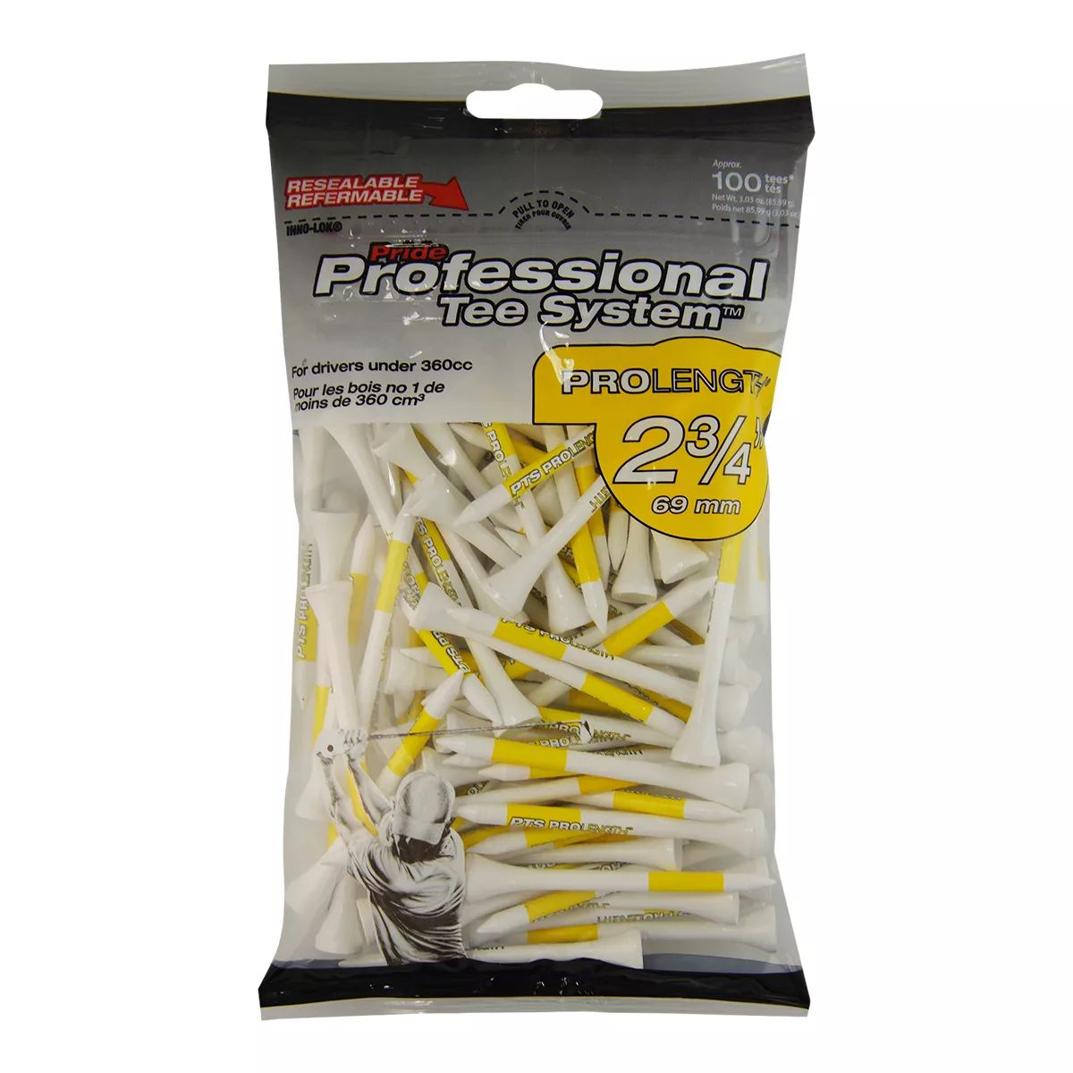 Pride Pts 2 3/4" Golf Tees - 100pk