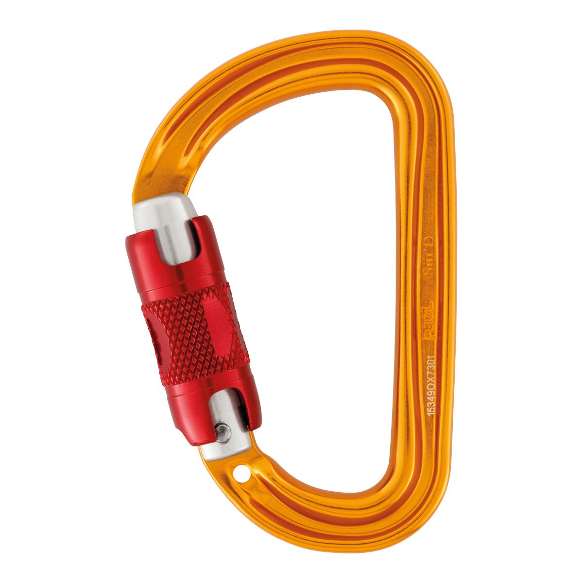 PETZL Sm'D Twist Locking Carabiner Front_Flat
