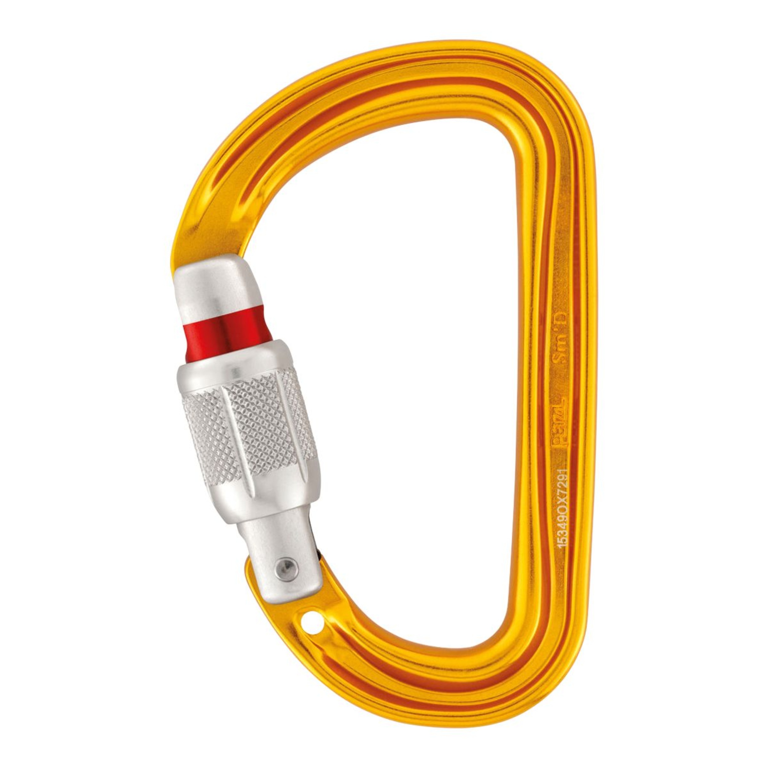 Petzl Sm'D Screw Lock Carabiner Front_Flat