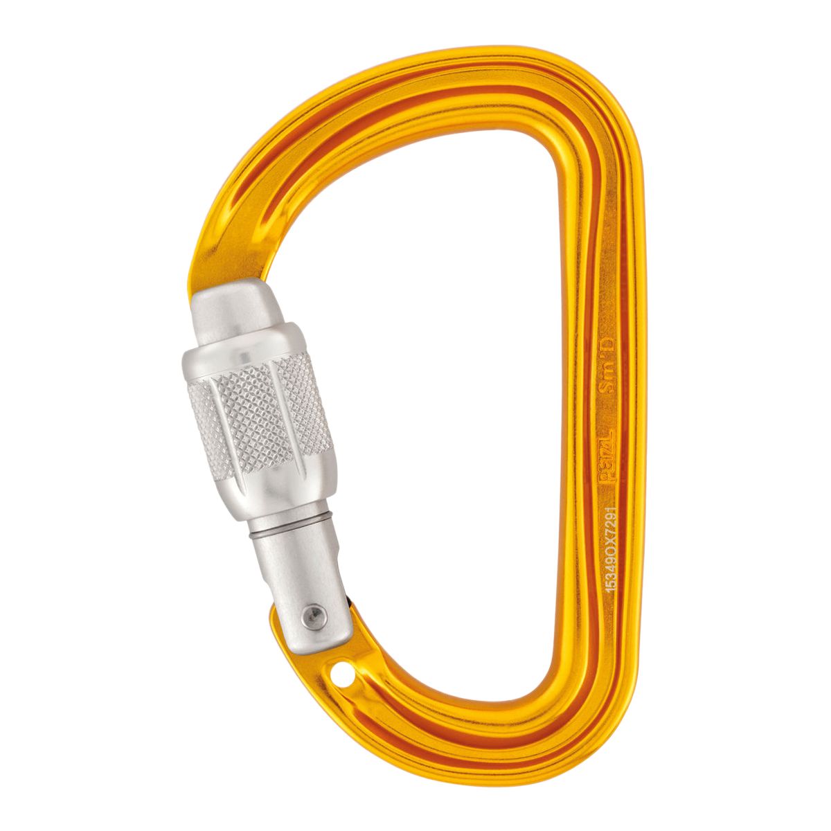 Petzl Sm'D Screw Lock Carabiner Front_Flat