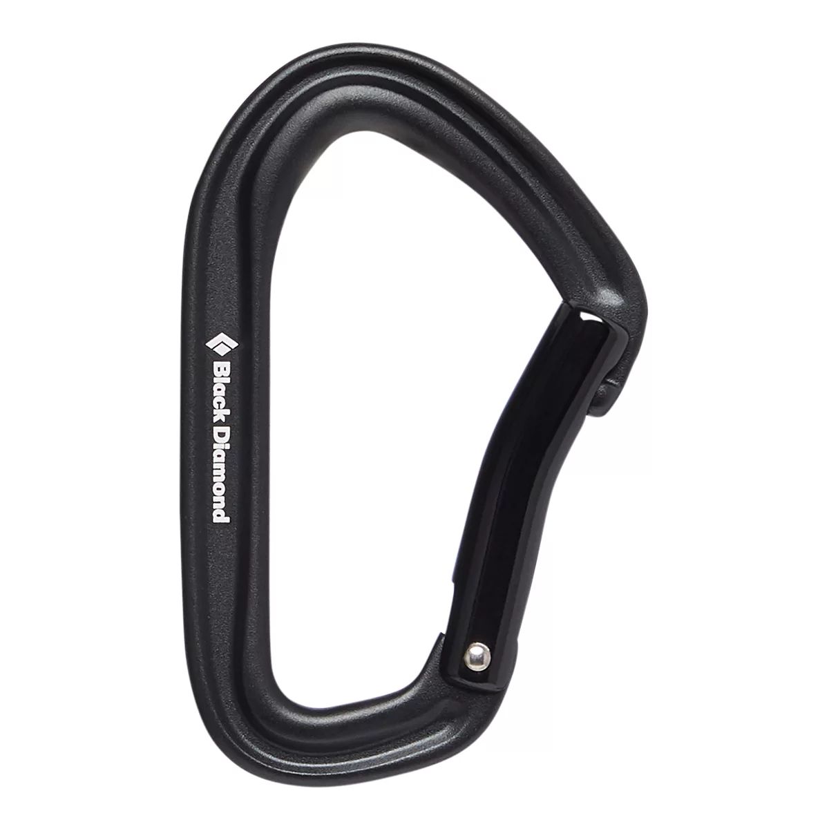 Black Diamond HotForge Bent Gate Carabiner Front_Flat