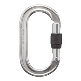 Black Diamond Oval Keylock Screwgate Carabiner Front_Flat
