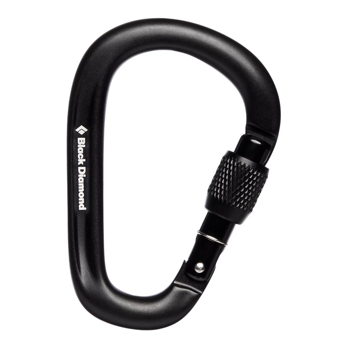 Black Diamond Pearlock Screwgate Carabiner Front_Flat