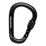 Black Diamond Pearlock Screwgate Carabiner Front_Flat