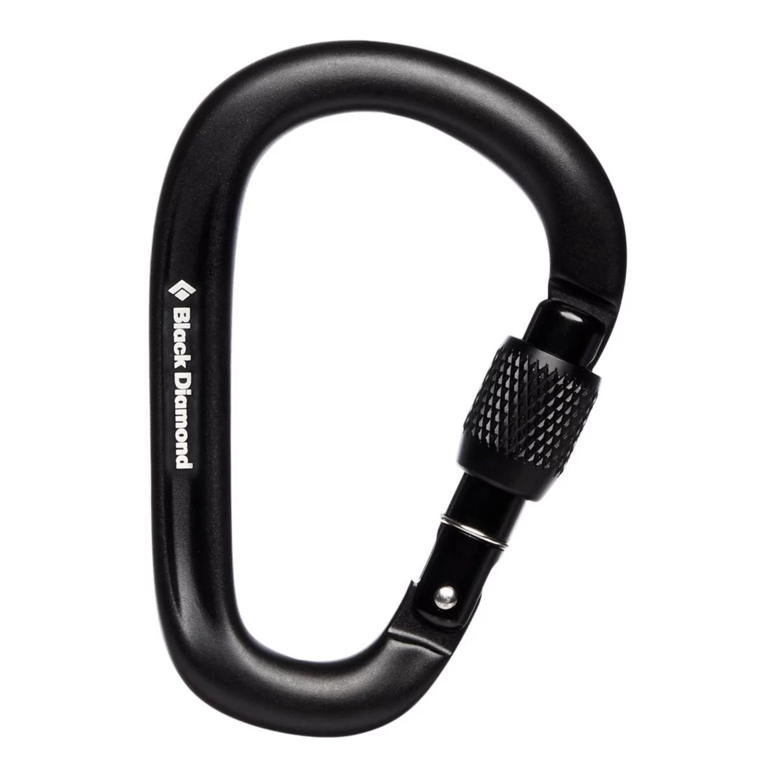 Black Diamond Pearlock Screwgate Carabiner Front_Flat