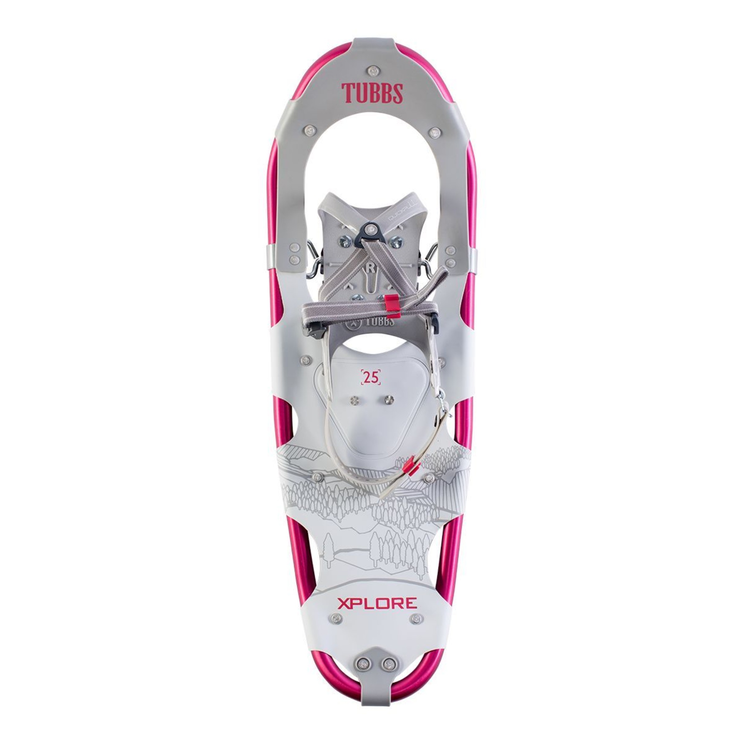 Tubbs Women's Xplore 21 inch Snowshoes 2019 Overhead_Flat
