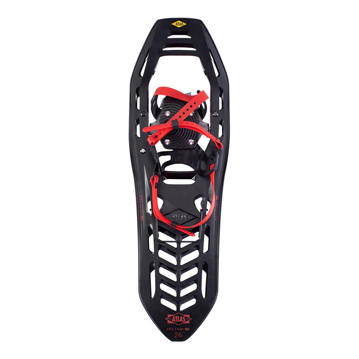Atlas Helium BC 26 Inch Men's Snowshoes Overhead_Flat