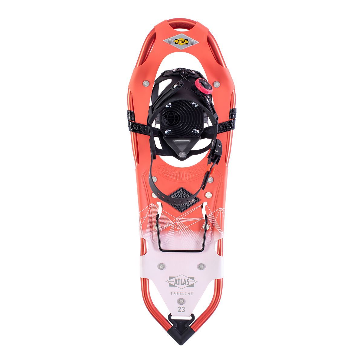 Atlas Elektra Treeline 23 Inch Women's Snowshoes Overhead_Flat