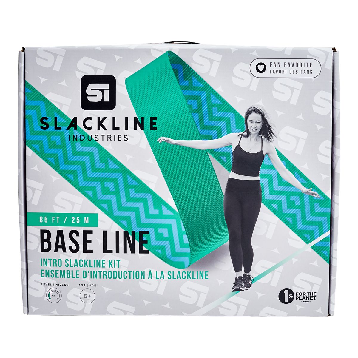 Slackline 50 FT Base Line Front_Flat