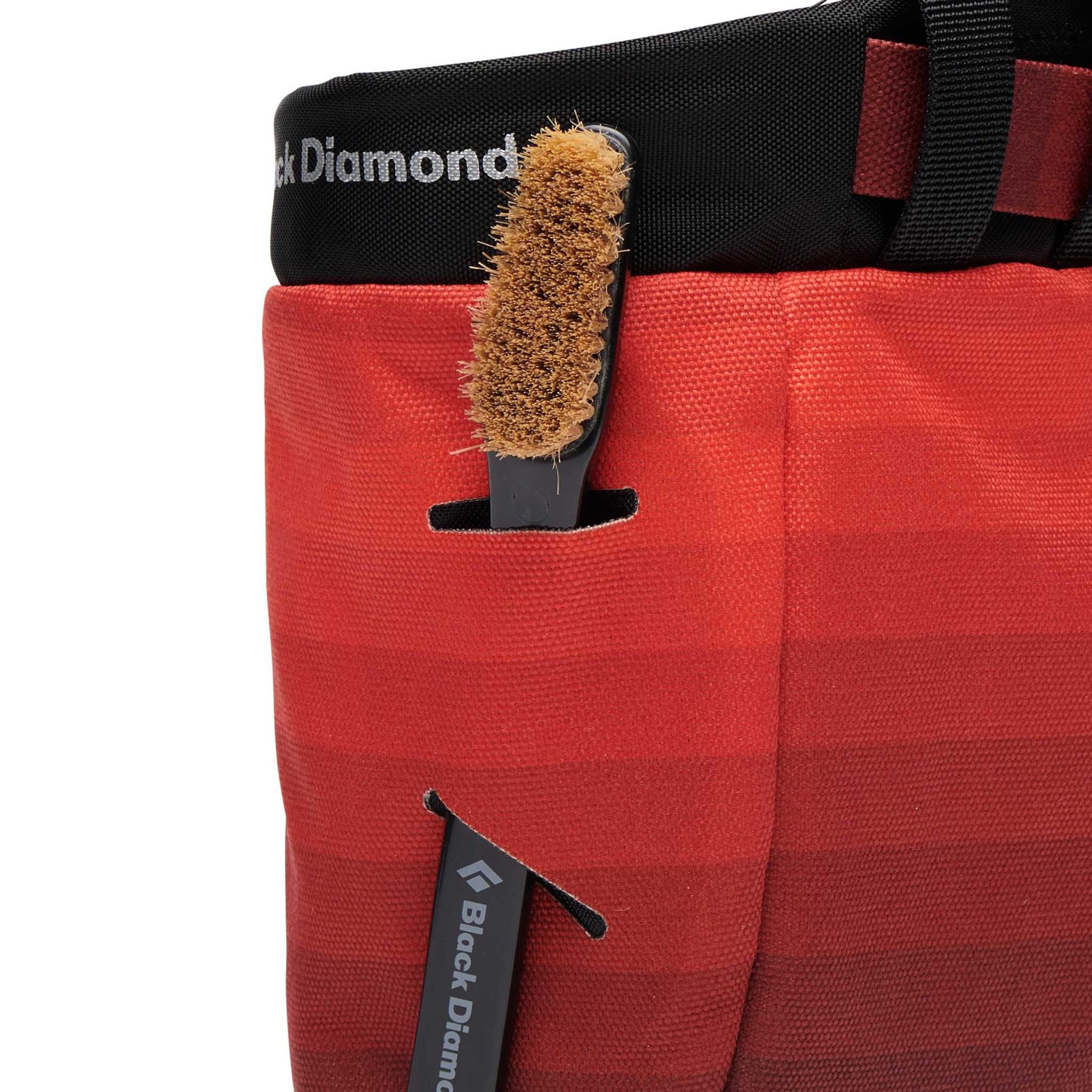 Black Diamond Gym Chalk Bag with Brush Holder