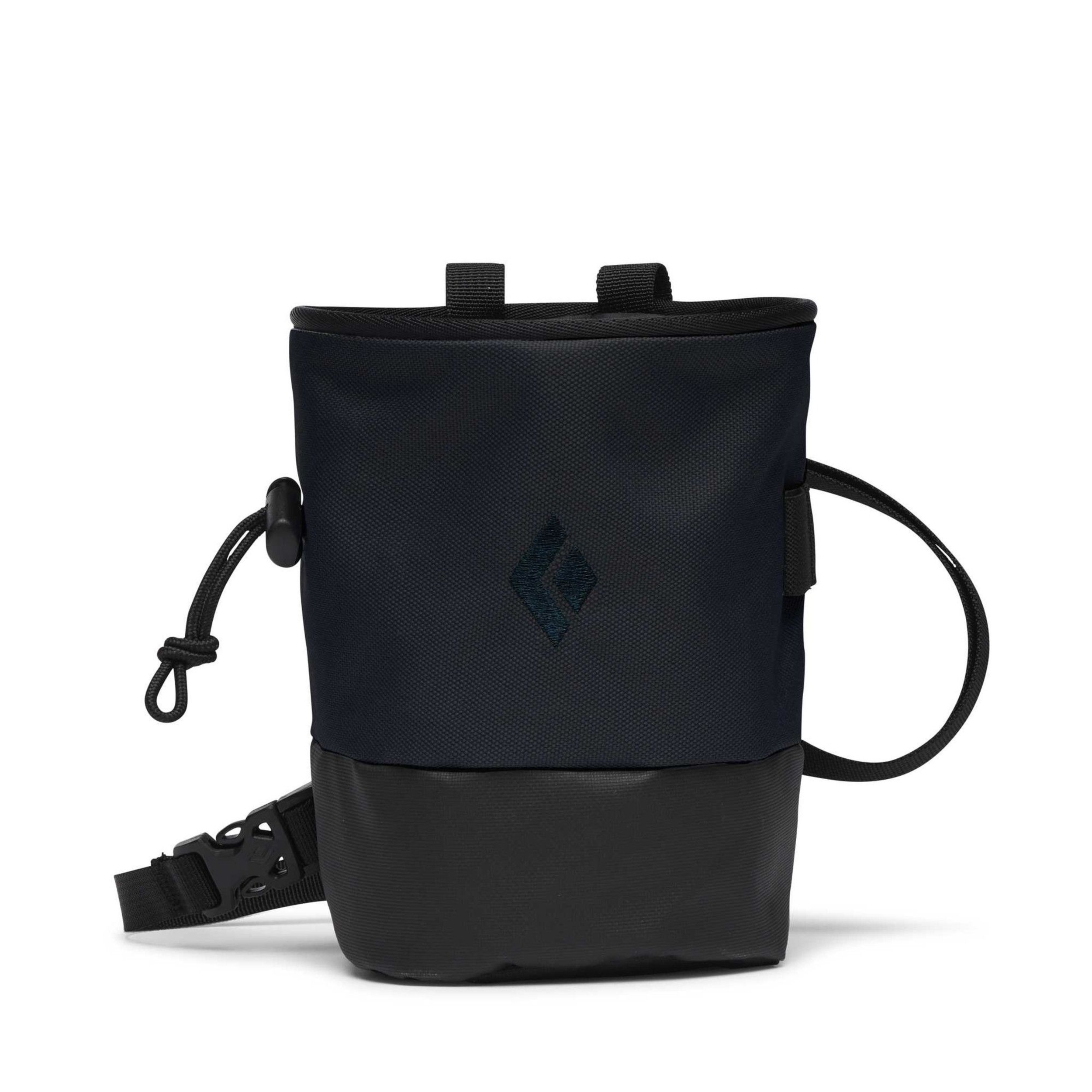 Black Diamond Mojo Zip Climbing Chalk Bag Front_Flat