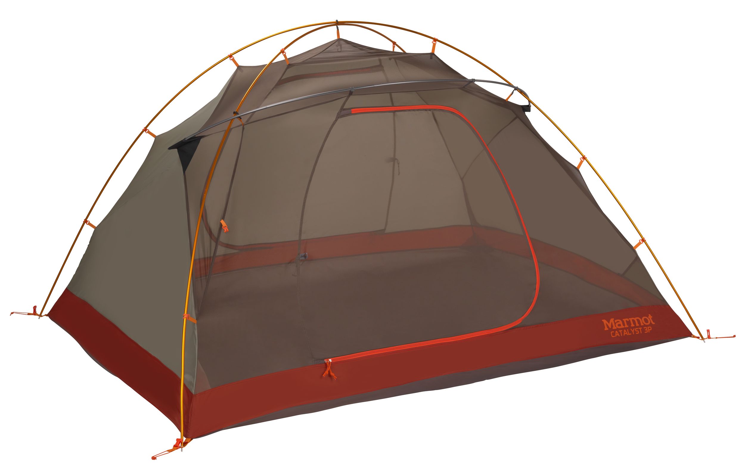 Marmot Catalyst 3 Person Tent with Footprint Front_Angled_Right
