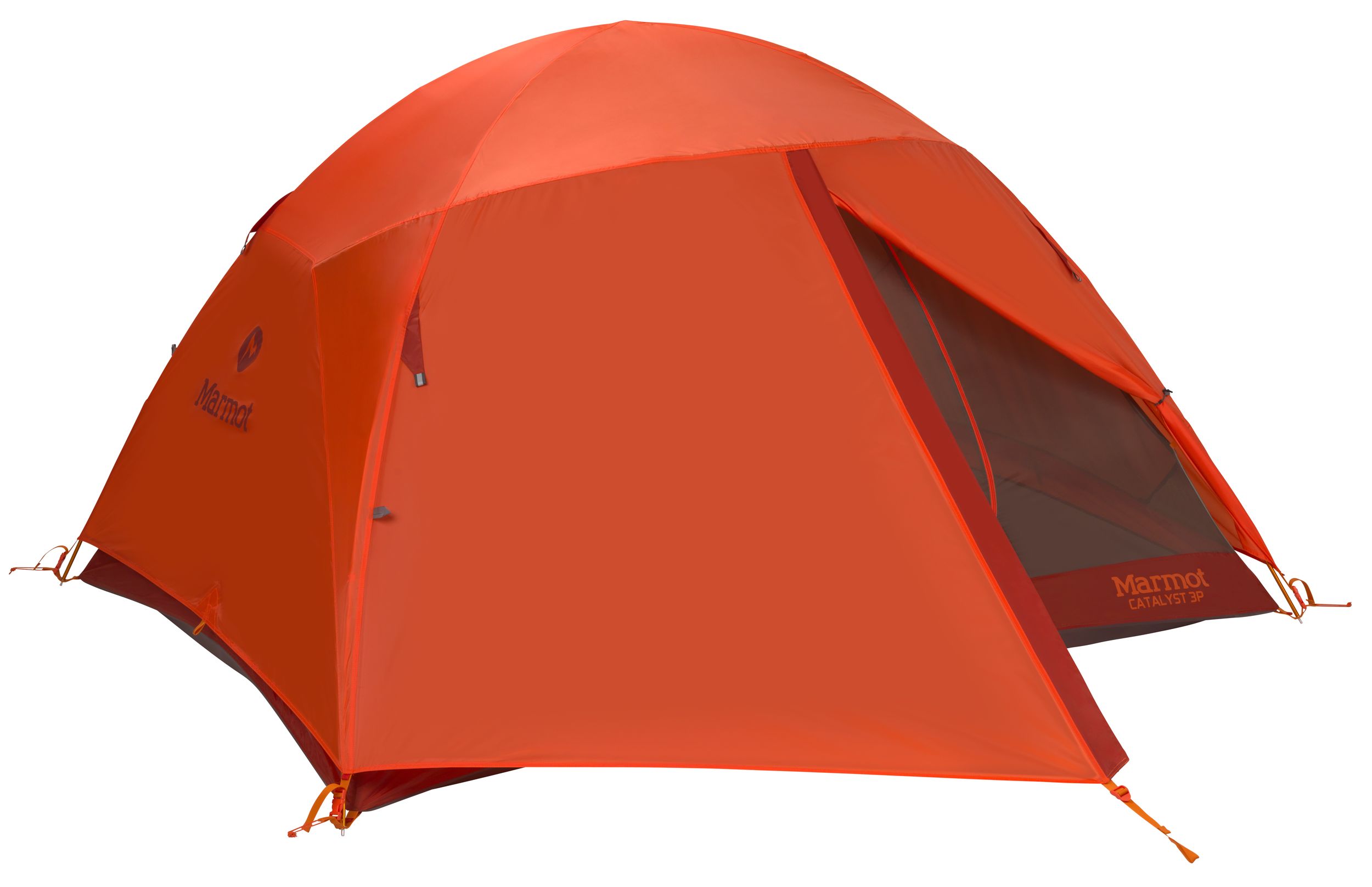 Marmot Catalyst 3 Person Tent with Footprint Front_Angled_Right