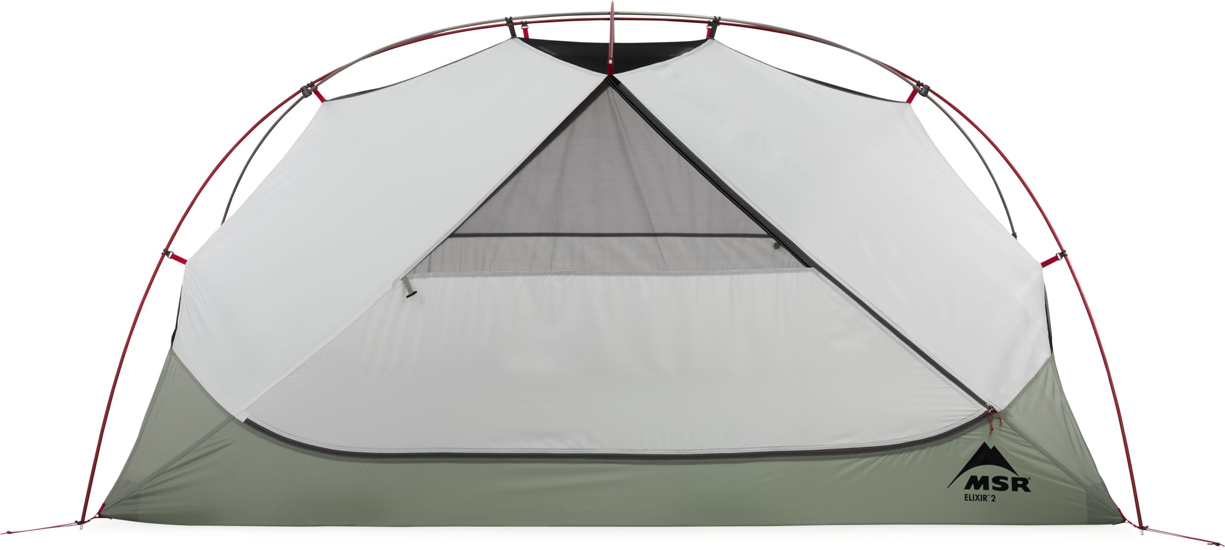 MSR Elixir 2 Person Tent With Footprint Front_Flat