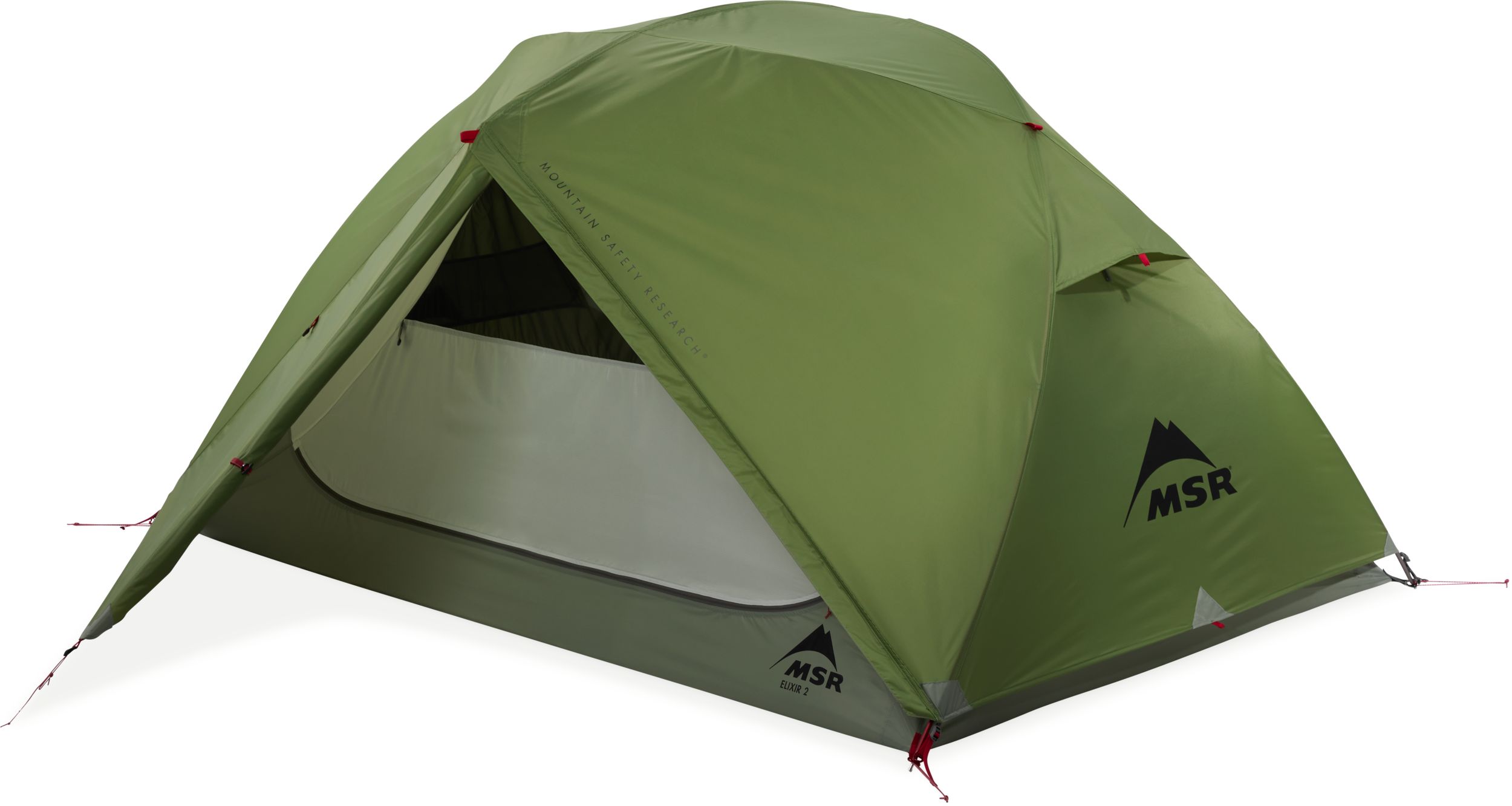 MSR Elixir 2 Person Tent With Footprint Front_Angled_Left