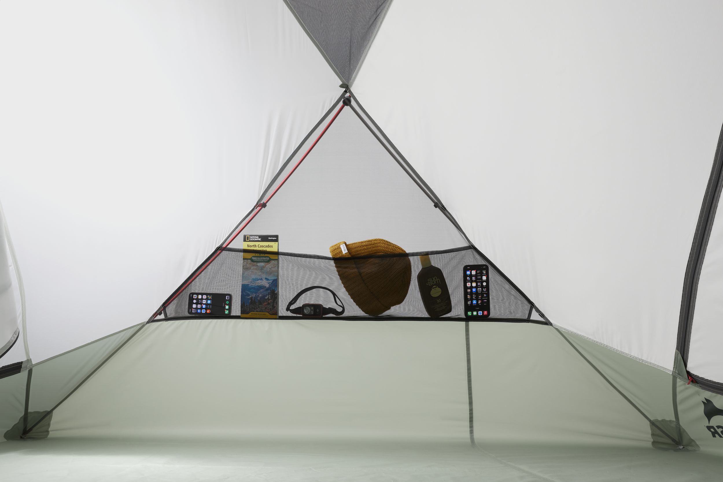 MSR Elixir 3 Person Tent With Footprint CloseUp