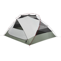 MSR Elixir 3 Person Tent With Footprint Front_Angled_Left