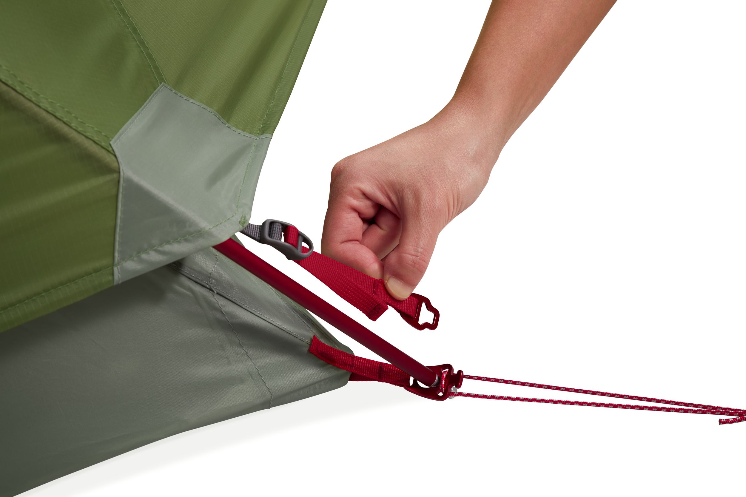 MSR Elixir 3 Person Tent With Footprint CloseUp