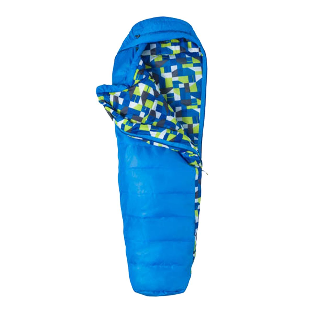 Marmot Kid's Trestles 20°F/-7°C Sleeping Bag - Cobalt Blue Overhead_Flat