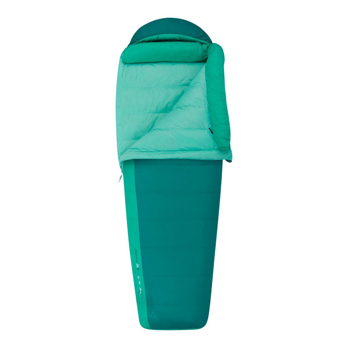 Sea to Summit Women's Journey 30°F/-1°C 650 Regular Down Sleeping Bag Overhead_Flat