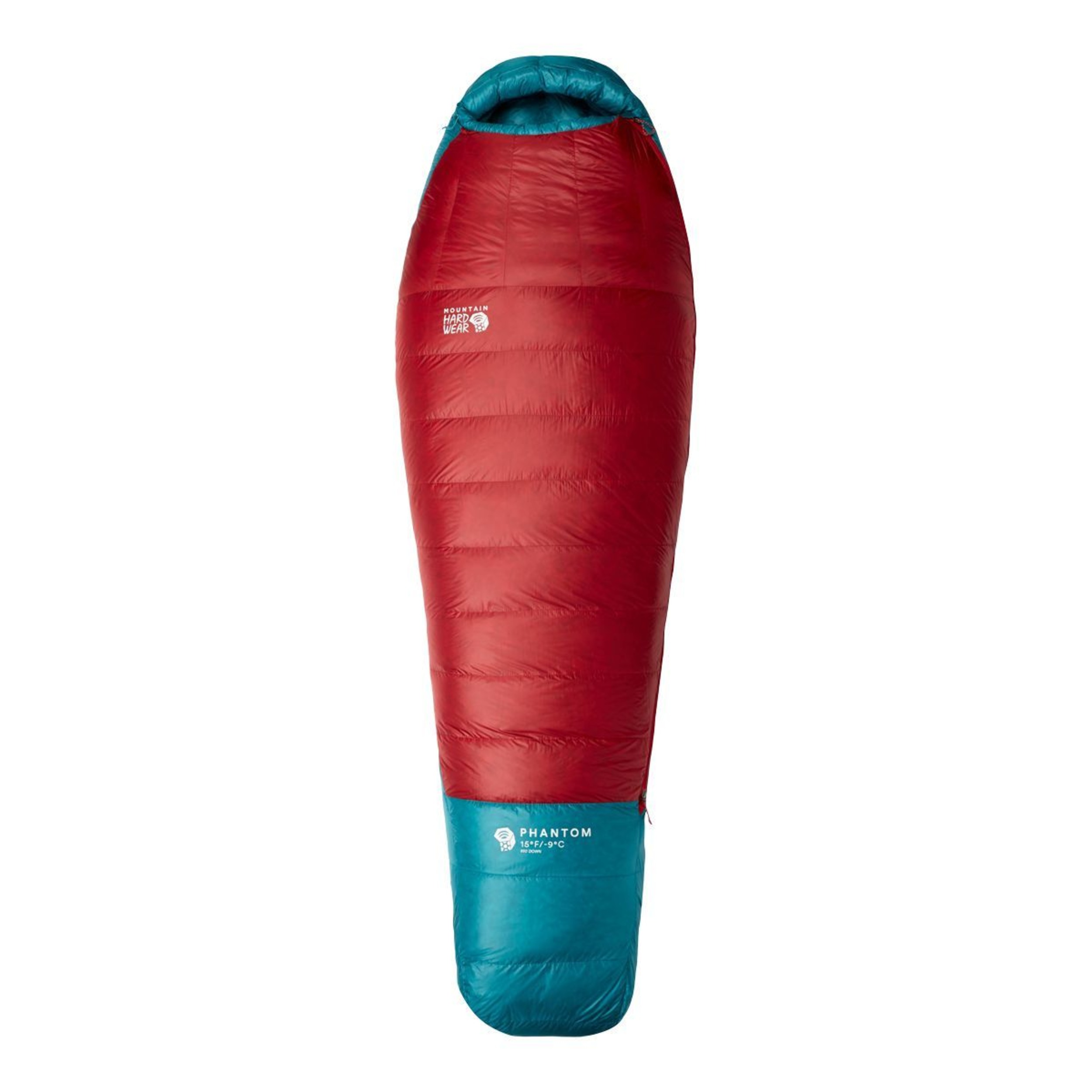 Mountain Hardwear Phantom 15°F /-9°C 850 Down Regular Sleeping Bag - Alpine Red Overhead_Flat