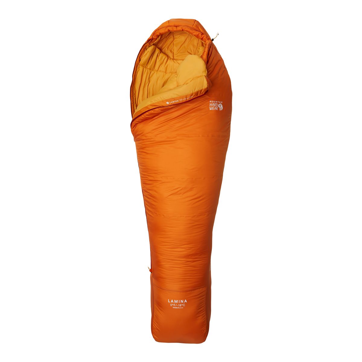 Mountain Hardwear Lamina 0°F/-18°C Left Zipper Regular Sleeping Bag Overhead_Flat
