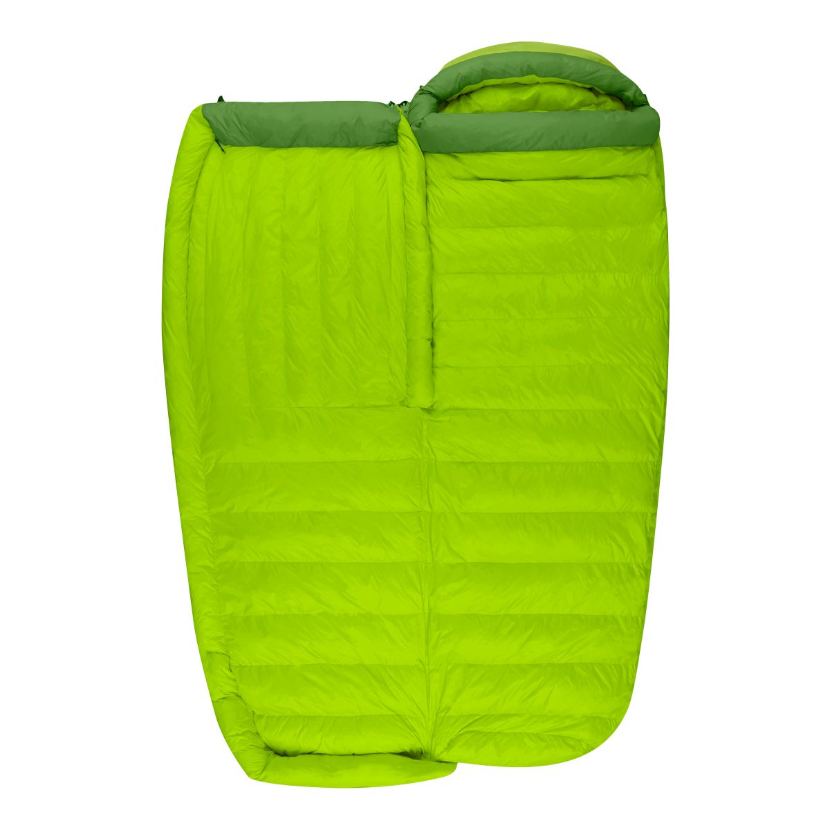 Sea To Summit Ascent II 15°F/-10°C Left Zipper Regular Sleeping Bag Overhead_Flat