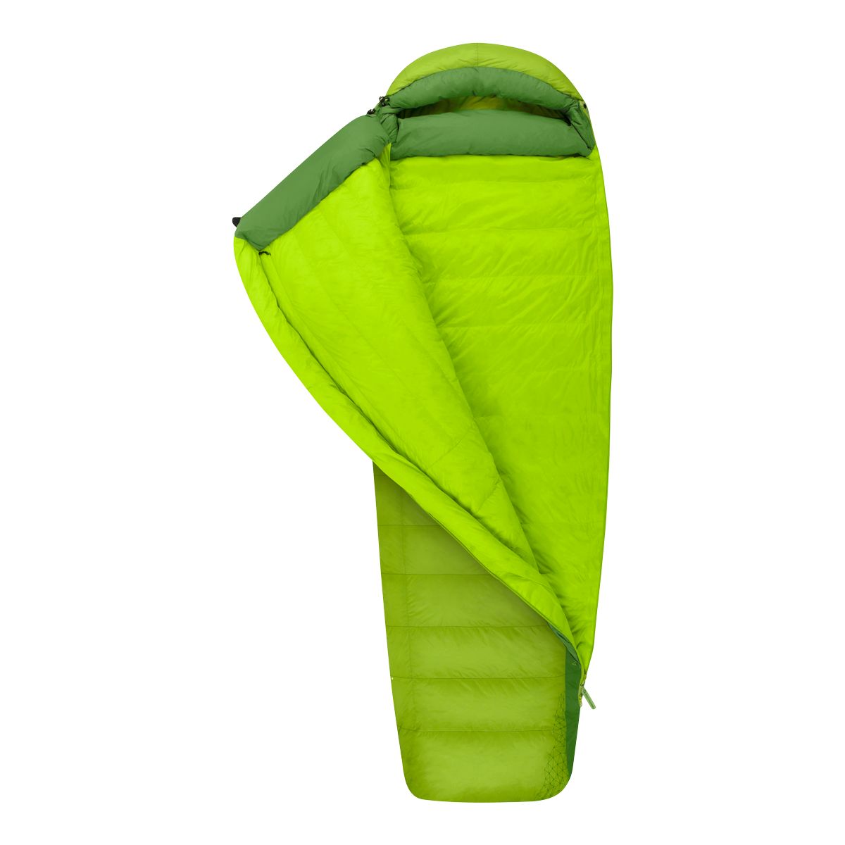 Sea To Summit Ascent II 15°F/-10°C Left Zipper Regular Sleeping Bag Overhead_Flat