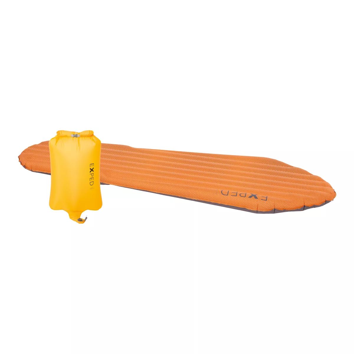 Exped SynMat Hyperlite MW Sleeping Mat with Ultralite Pump Sack - Orange Composite_or_Mixed