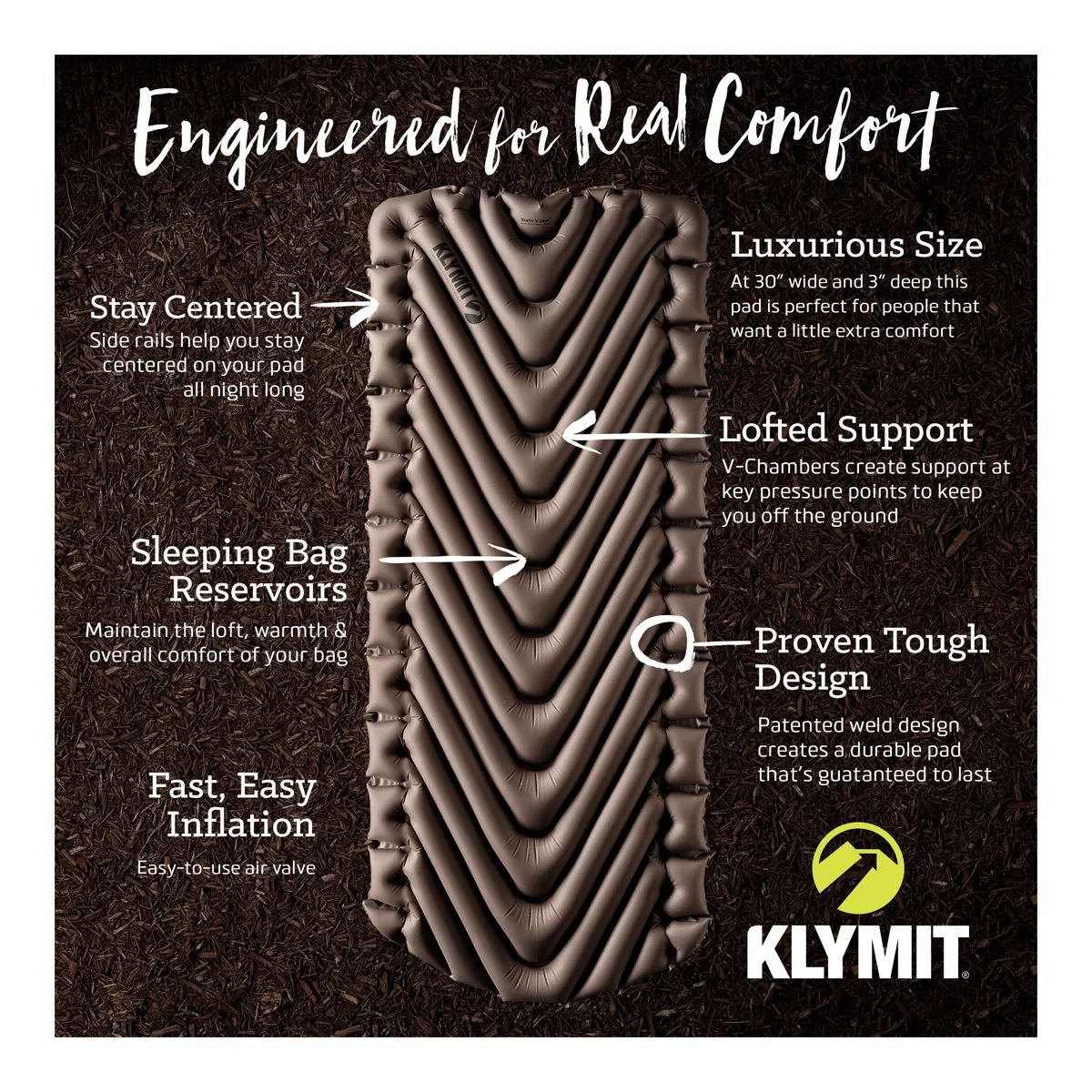 Klymit static v 2024 luxe sleeping pad