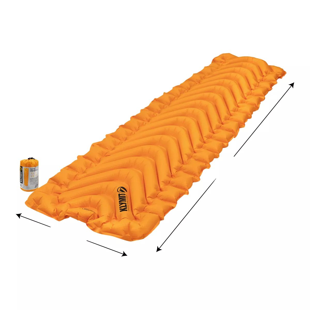 Klymit Static V Ultralite Sleeping Pad Back_Angled_Right