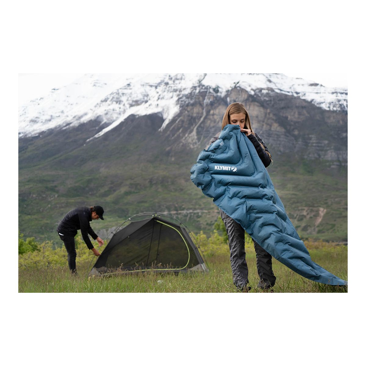 KLYMIT Static V Luxe Sl™ Luxury Sleeping Pad Front_Angled_Right