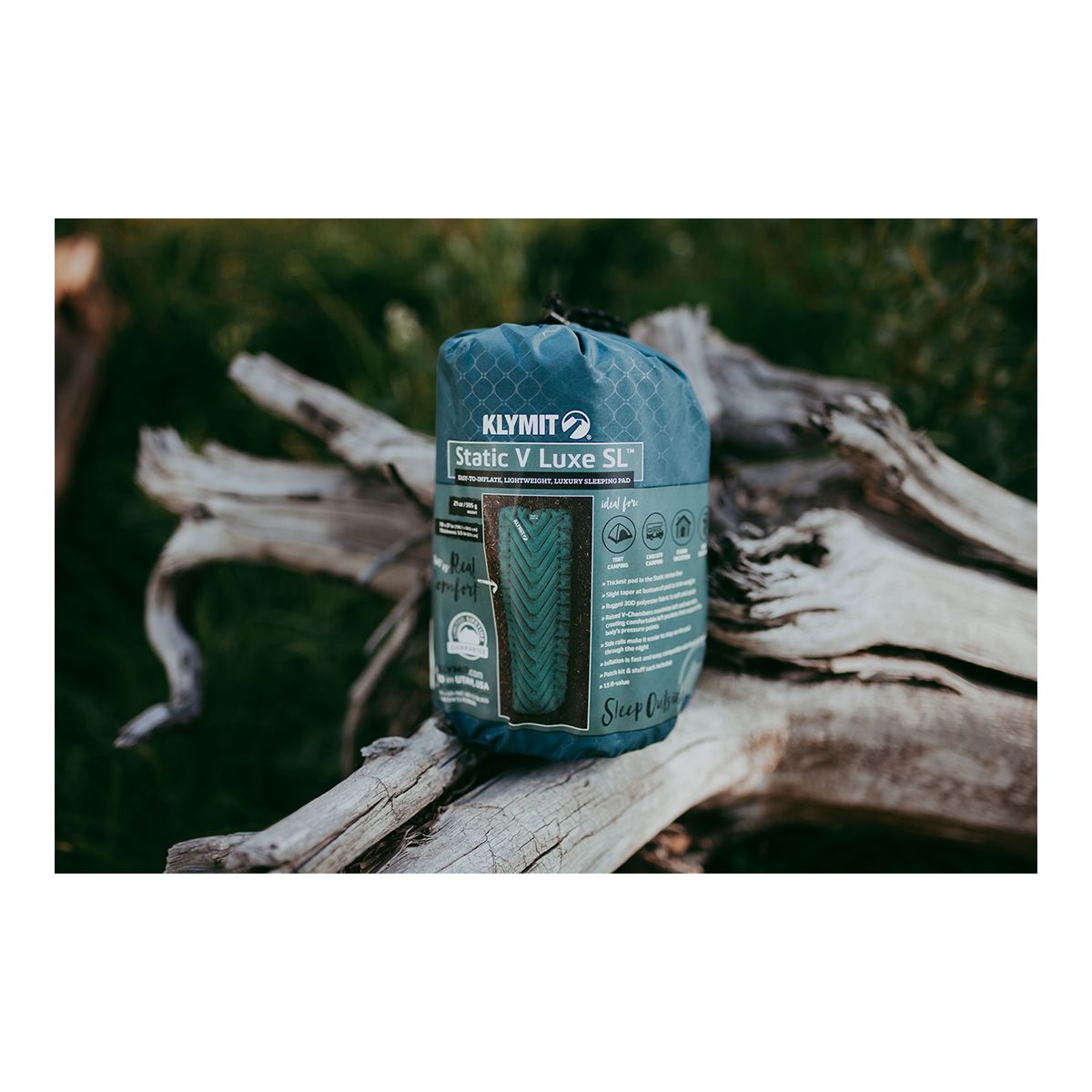 KLYMIT Static V Luxe Sl™ Luxury Sleeping Pad Front_Flat