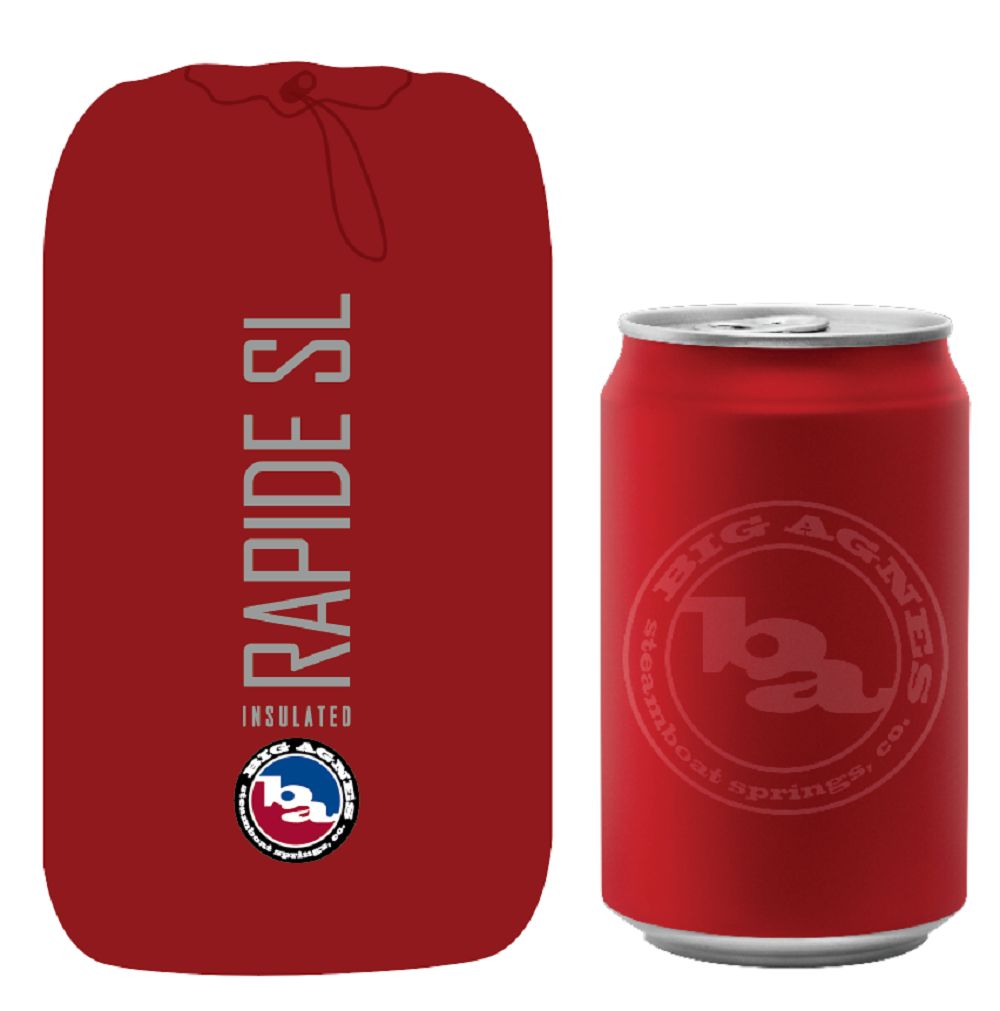 Big Agnes Rapide SL Insulated Air Long Wide Sleeping Mat Front_Flat