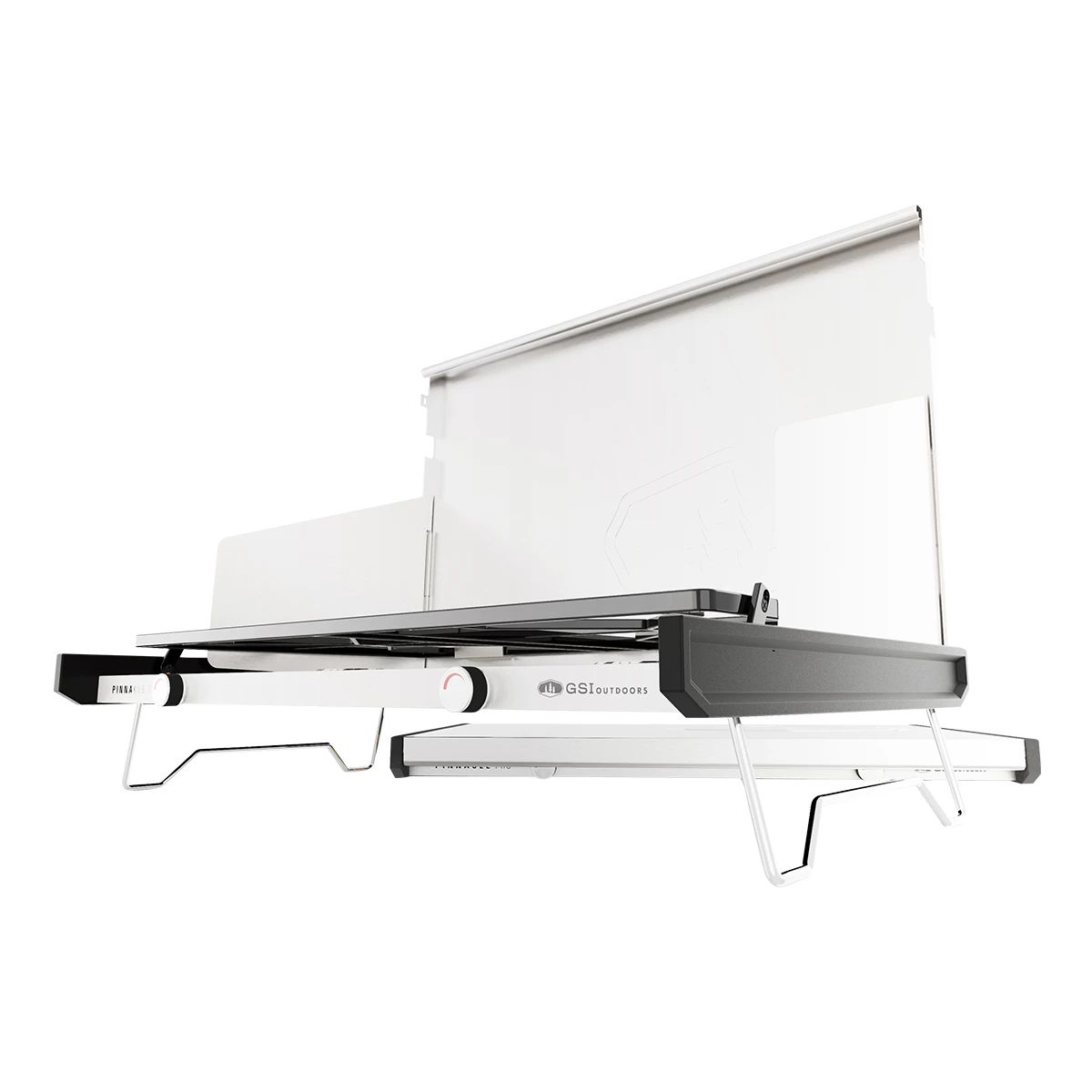GSI Outdoors' Pinnacle Pro Dual Stove Front_Angled_Left