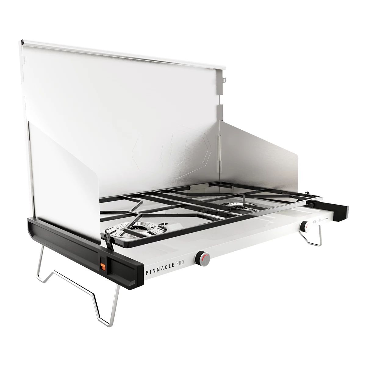 GSI Outdoors' Pinnacle Pro Dual Stove Front_Angled_Right