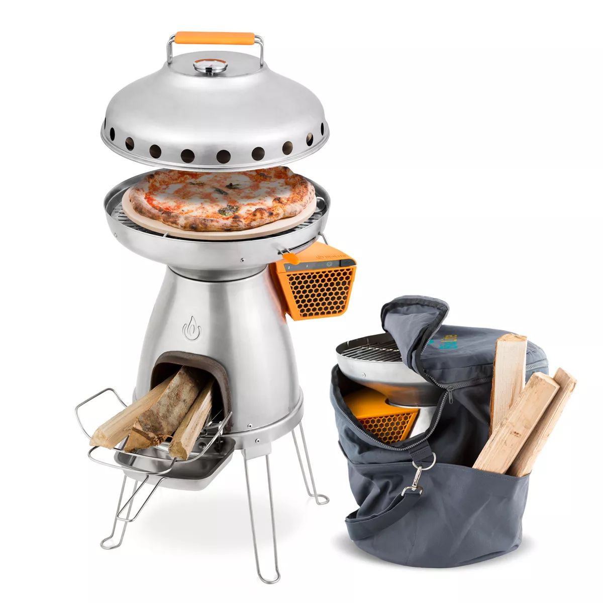 BIOLITE Basecamp Pizza Bundle Wood-Fired Camping Stove Composite_or_Mixed