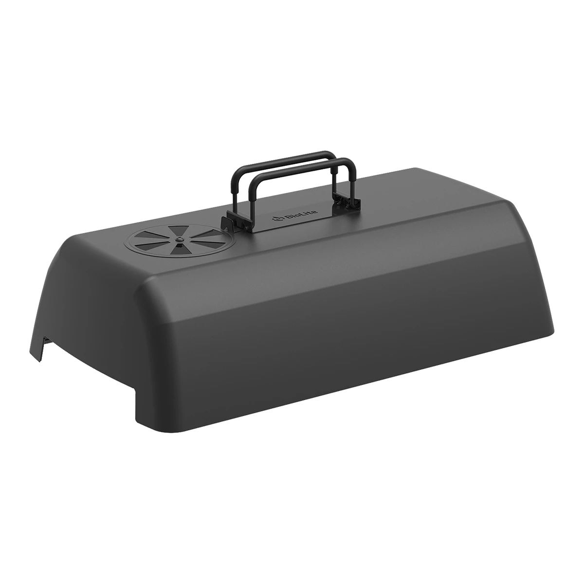 BioLite FirePit Stainless Steel Grill Lid Front_Three_Fourths_Angled_Right