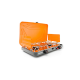 GSI Selkirk 460+ Twin Burner Camp Stove Front_Angled_Right