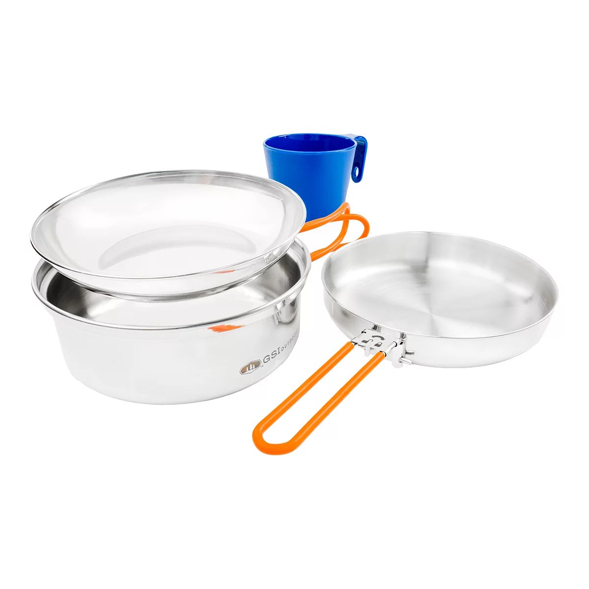 GSI Glacier Stainless Steel 1 Person Mess Kit