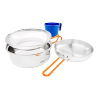 GSI Glacier Stainless Steel 1 Person Mess Kit Composite_or_Mixed