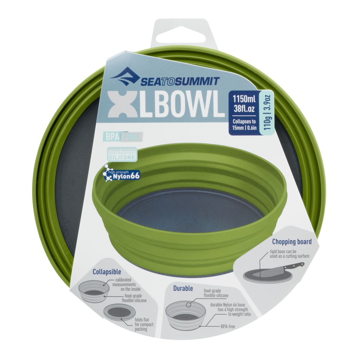 Sea To Summit Extra Large Bowl Front_Flat